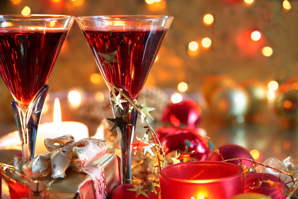 Copas de Navidad.