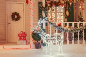Cómo decorar la terraza en Navidad