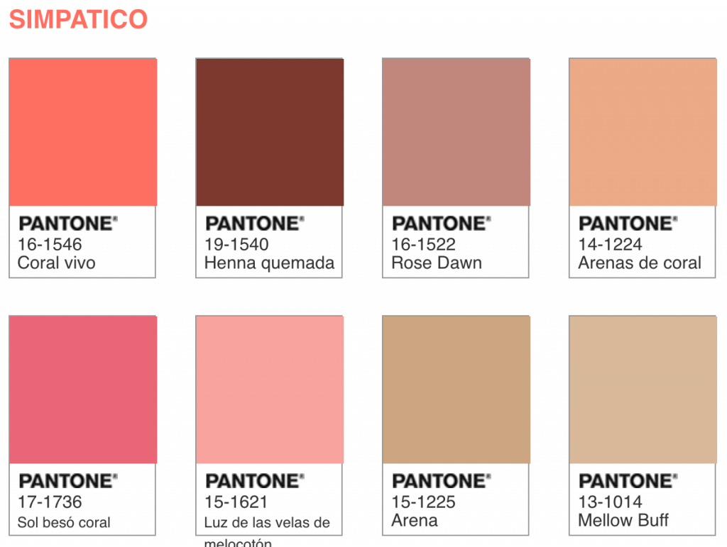 Combinación de colores.