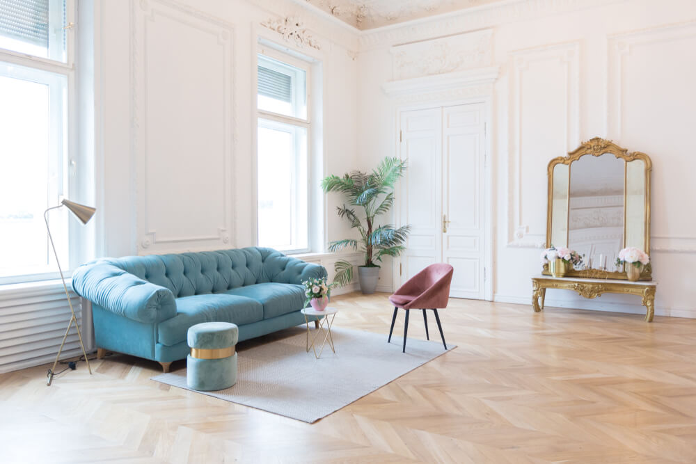 Decoración de estilo parisino.