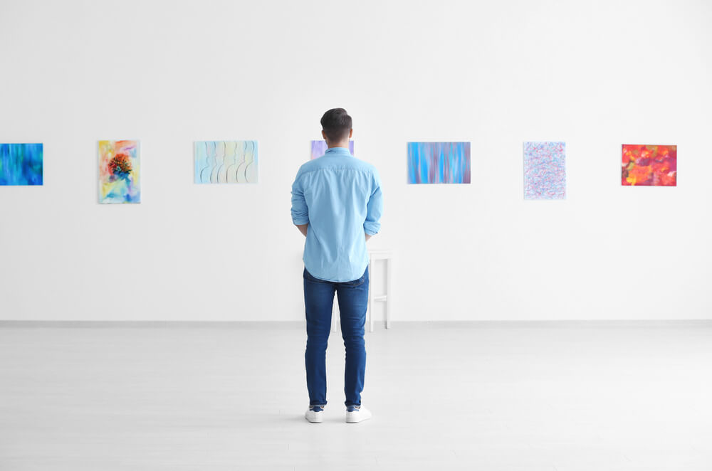 Espacio de una galería de arte.