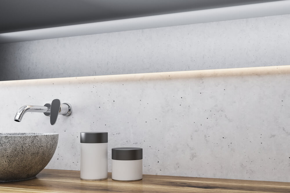 Grifo gris de pared.