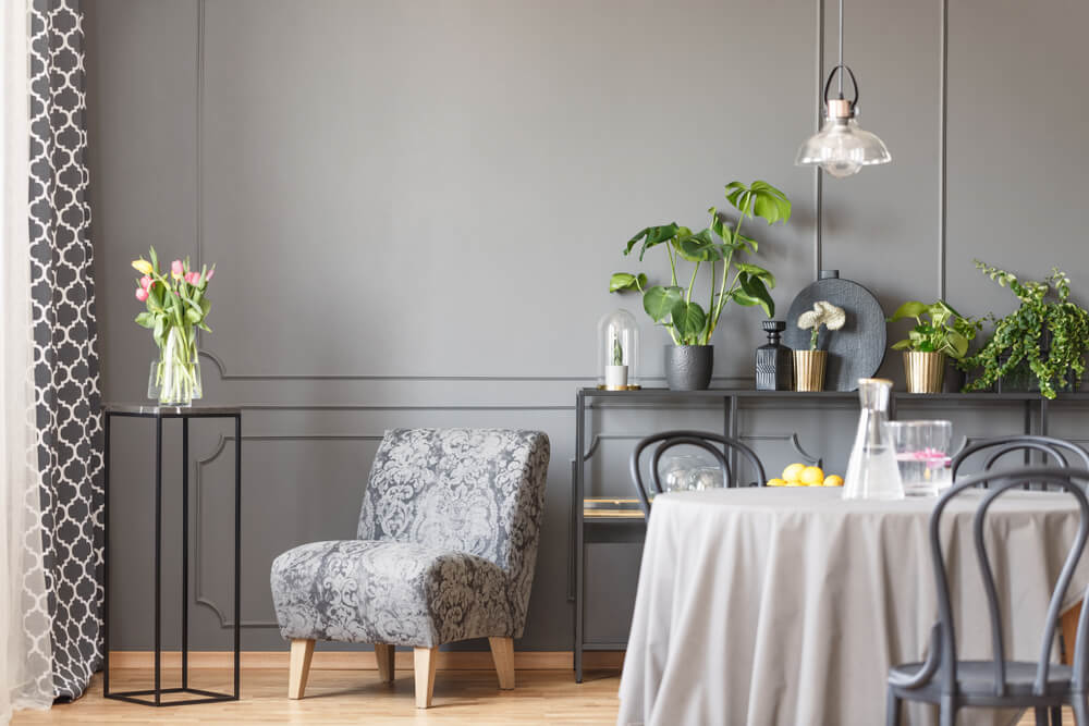 Mesa camilla circular.