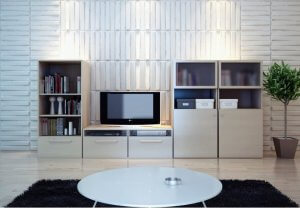 Decorar las paredes con revestimientos 3D