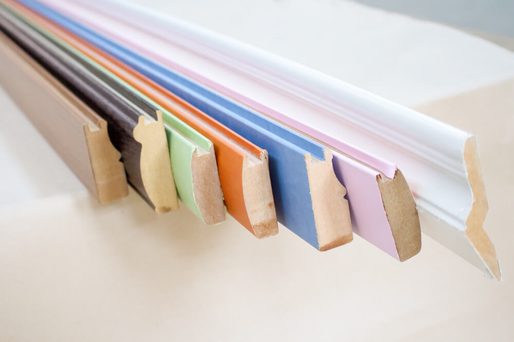 Rodapié de colores.