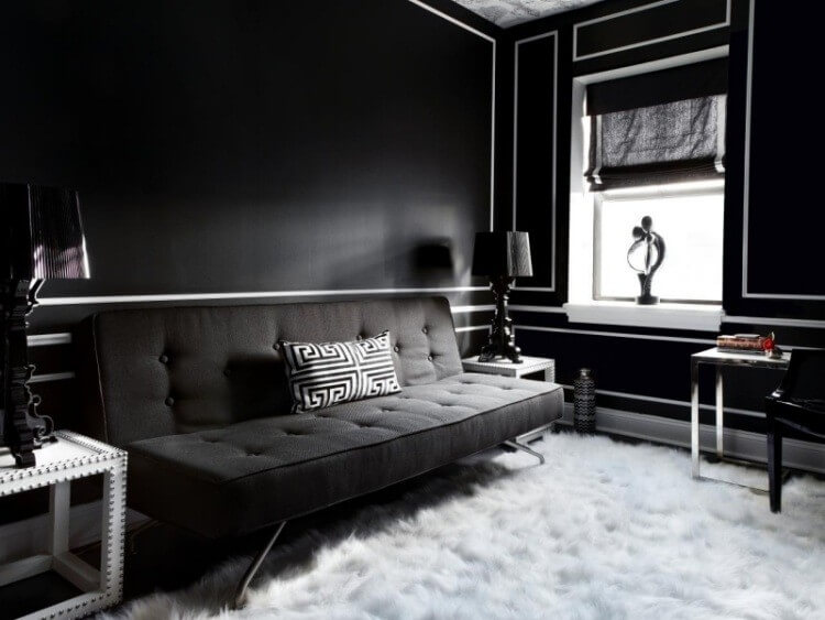 Salón negro.