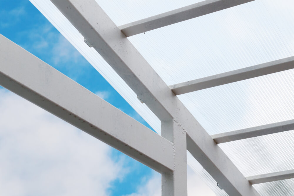 Techo de policarbonato.