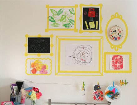 Washi tape para marcos.