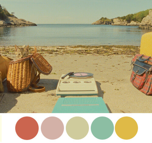 Aire retro en las películas de Wes Anderson.