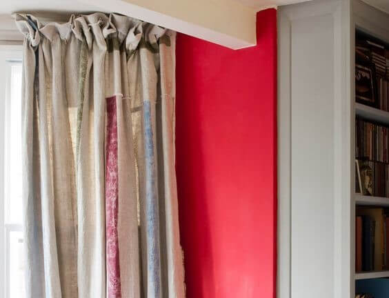 Cortinas chalk paint.