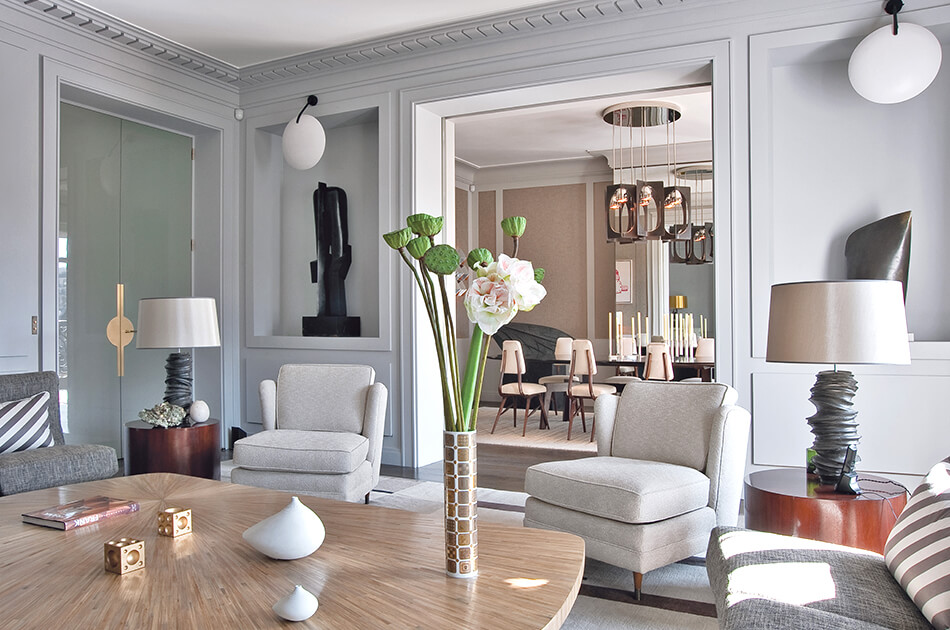 Salón-comedor por Jean Louis.