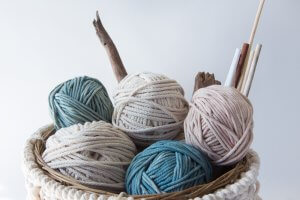 Decoración con fibras naturales