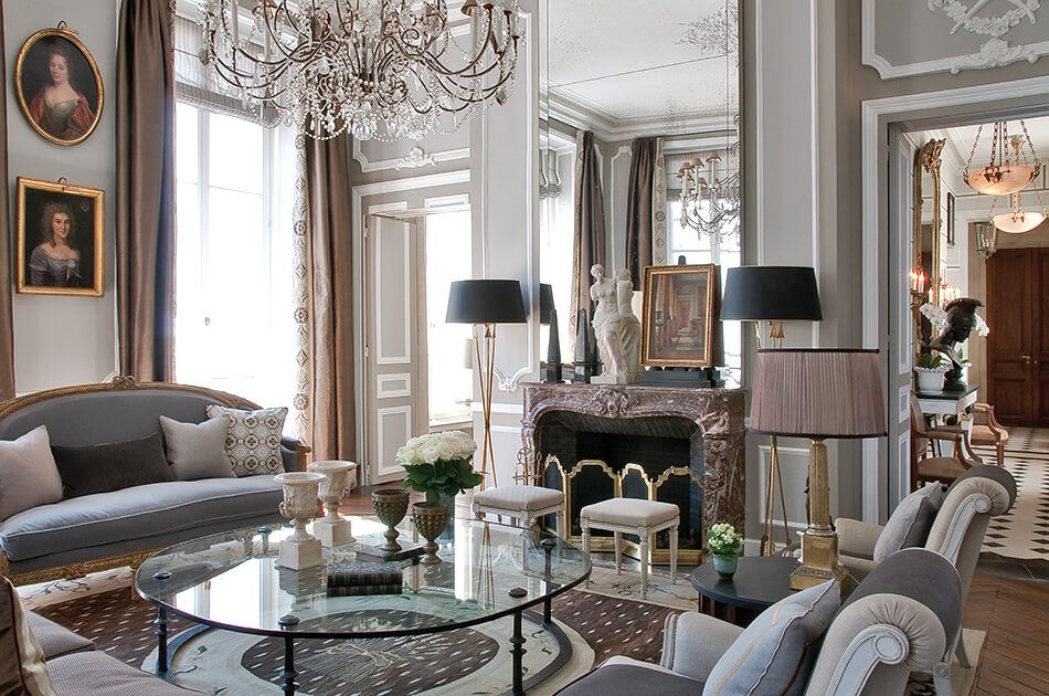 Interior del salón.