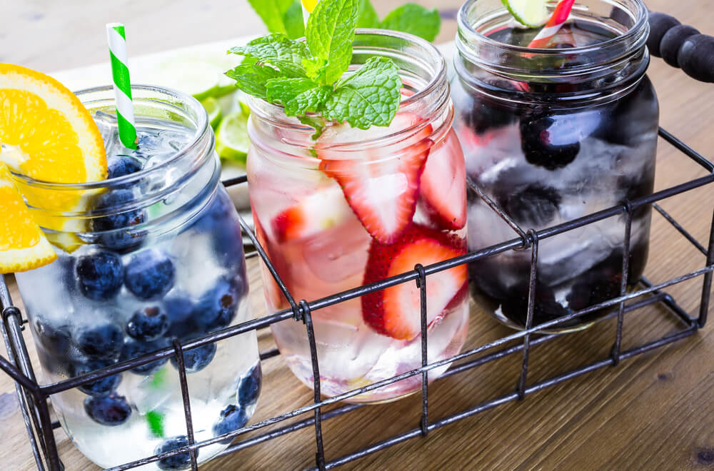 Mason Jar para refrescos.