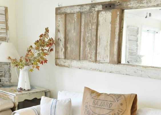 Puertas recuperadas con espejo.