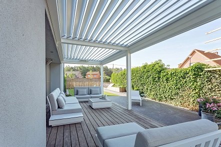 Tipos de pérgola bioclimática.