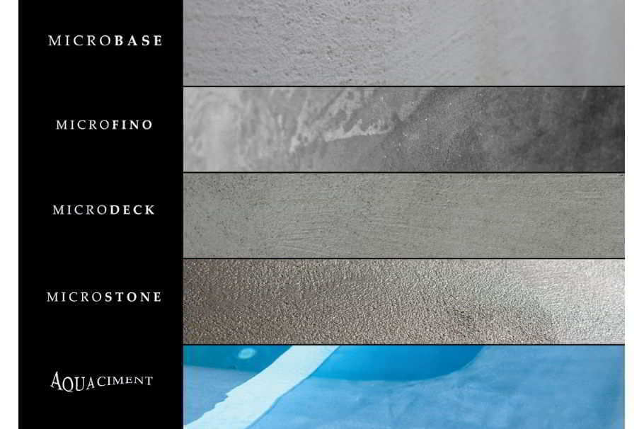 Acabados del microcemento.