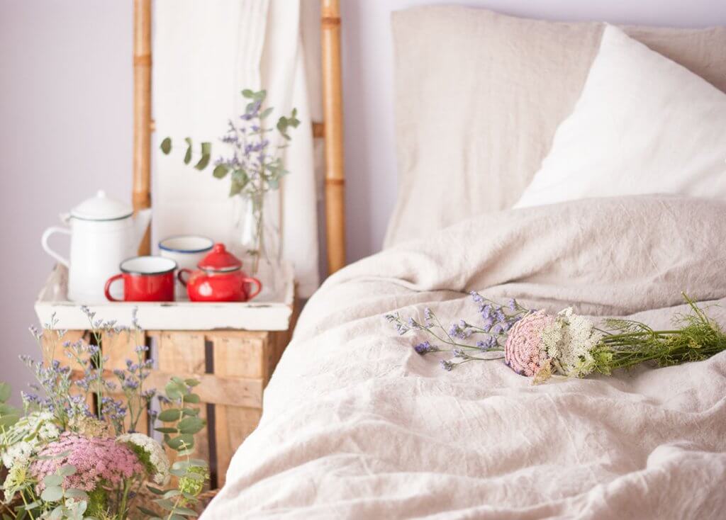 Beneficios de las sábanas de lino.