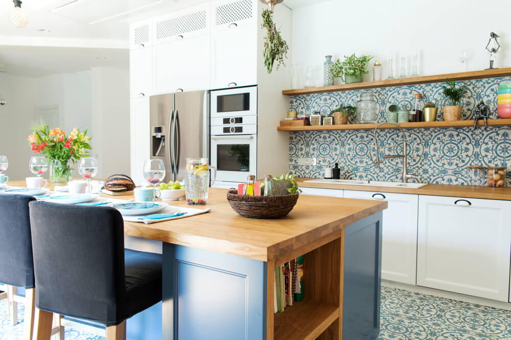 Cocina de estilo mediterráneo.