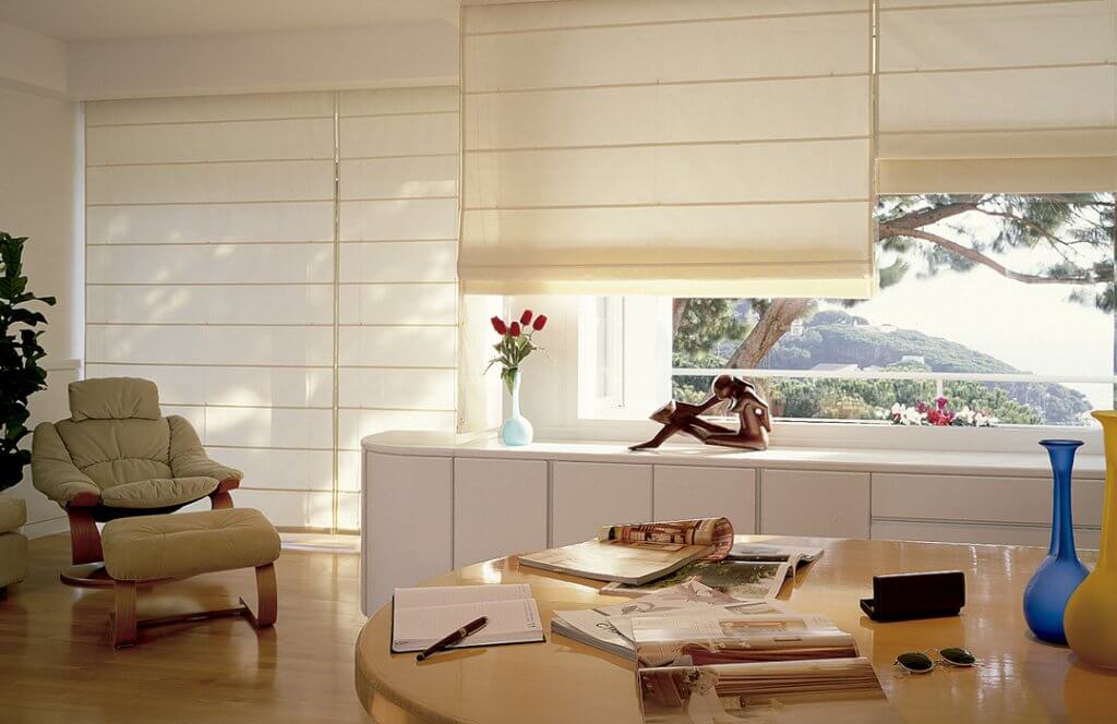 Cortinas romanas.