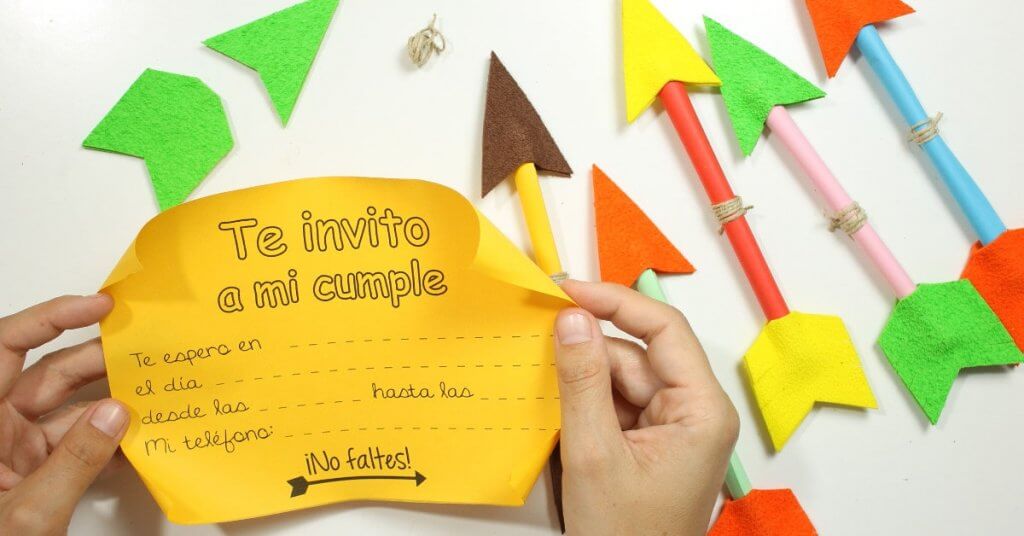 Invitación de cumpleaños.