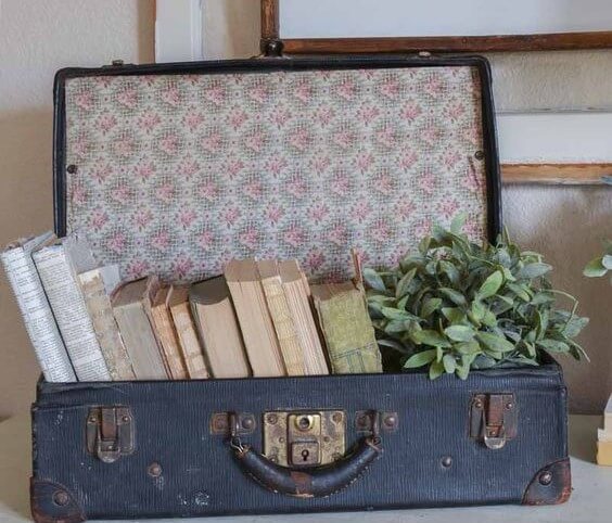 Maletas decorativas vintage.