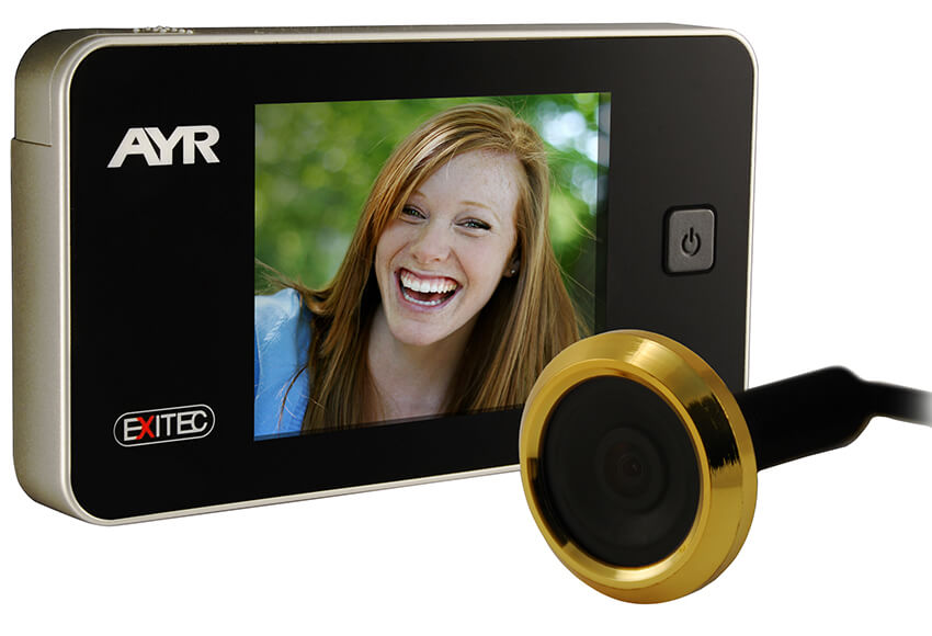 Mirilla de la puerta.