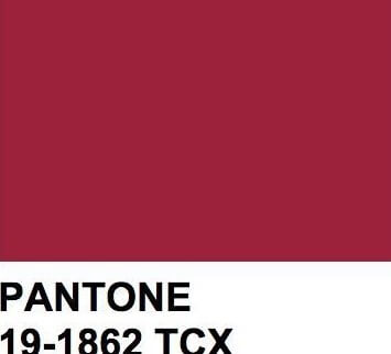 Pantone Jester Red.