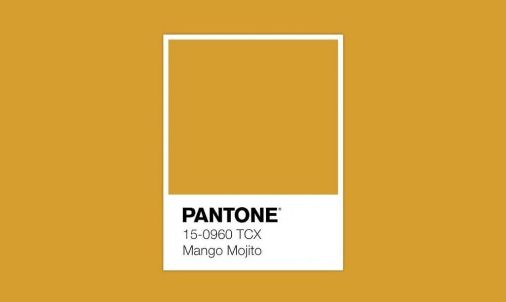 Pantone Mango Mojito.