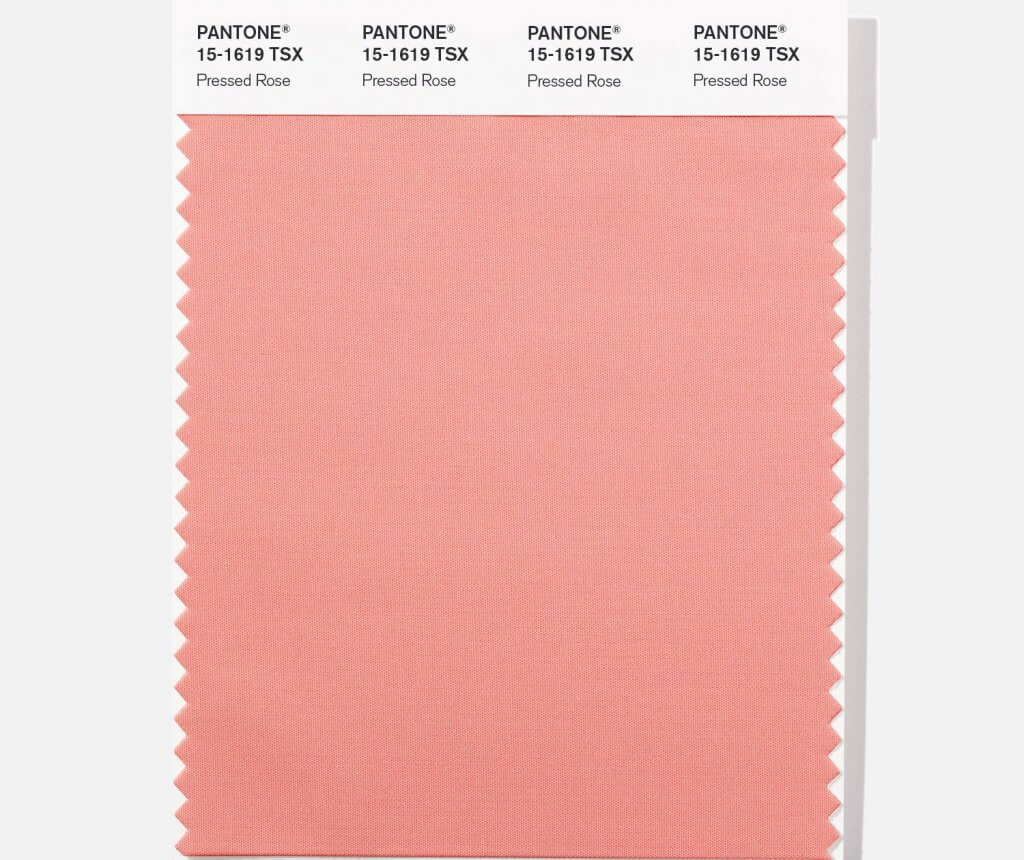 Pantone Pressed Rose.