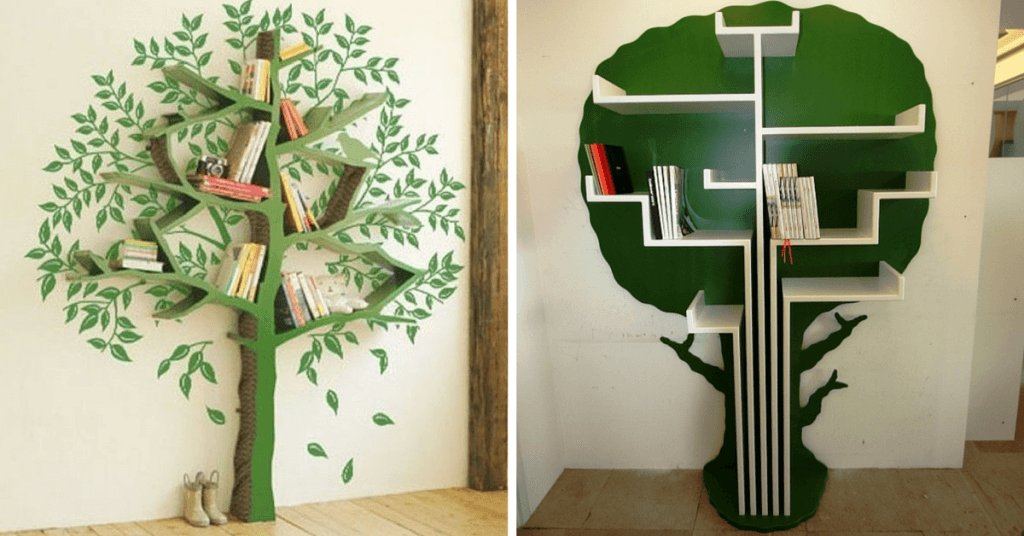 Árbol para libros infantiles.