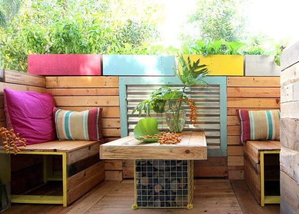 Cajones para terrazas.