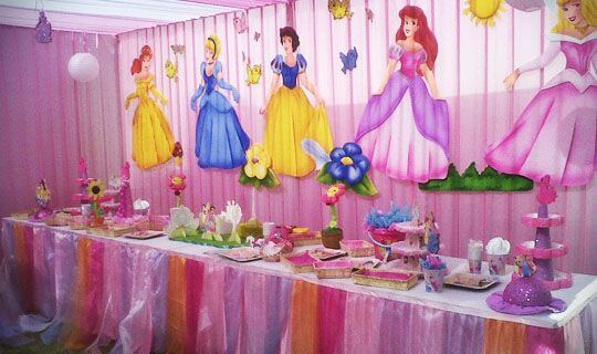 Cumpleaños de decoración Disney.