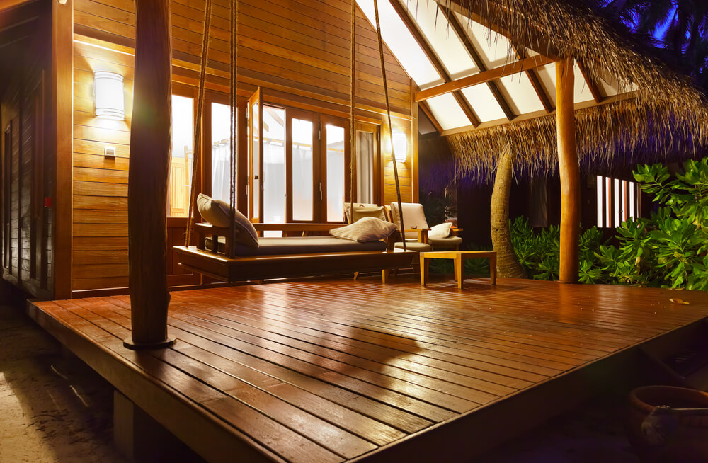 Plafones exteriores.