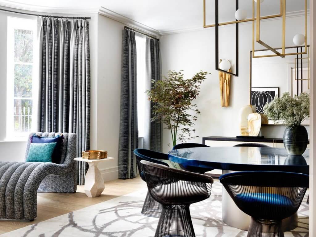 Salón comedor de Natalia Miyar.