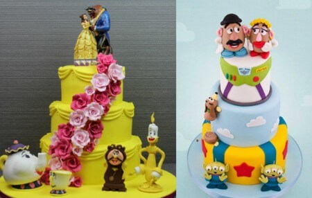 Tartas Disney.