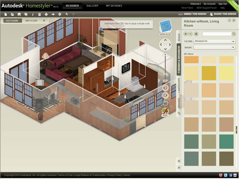 Autodesk Homestyler.