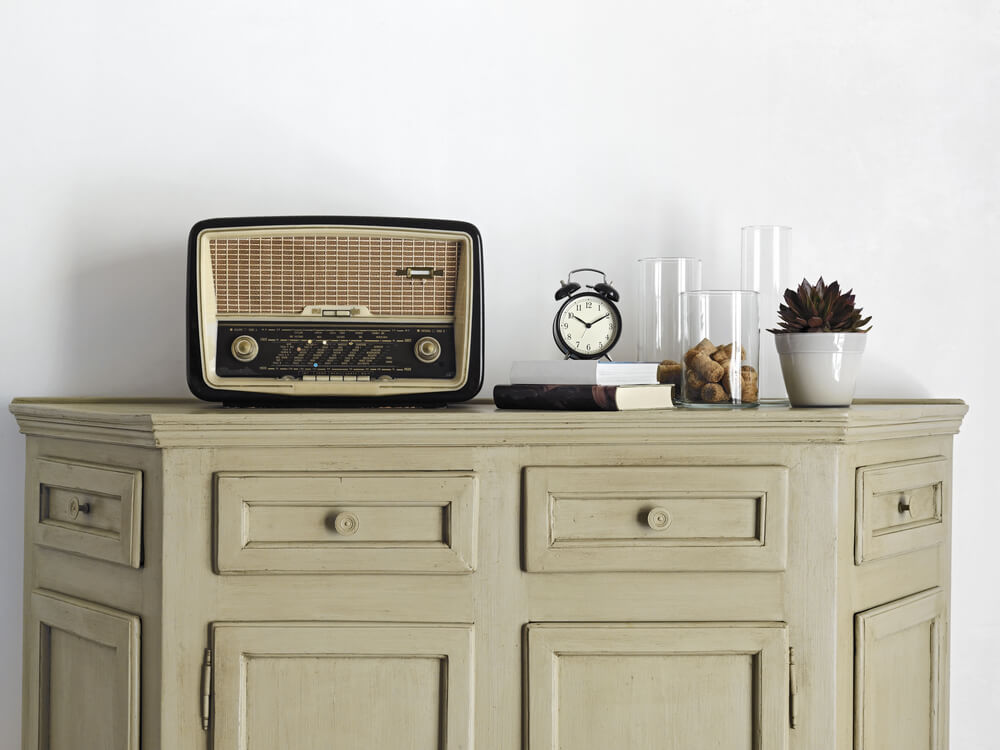 Decoración con antigüedades.