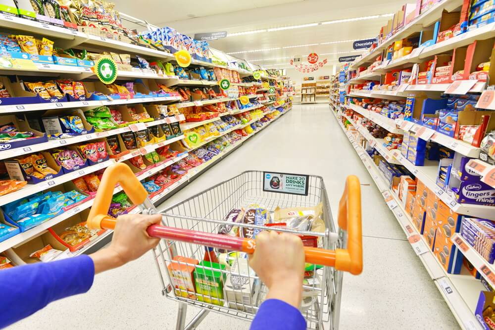 Decoración de supermercados.