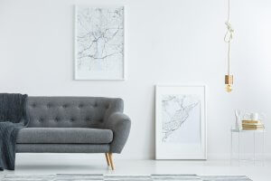 Cómo decorar con mapas