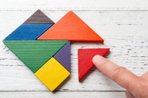 Ideas para decorar con rompecabezas