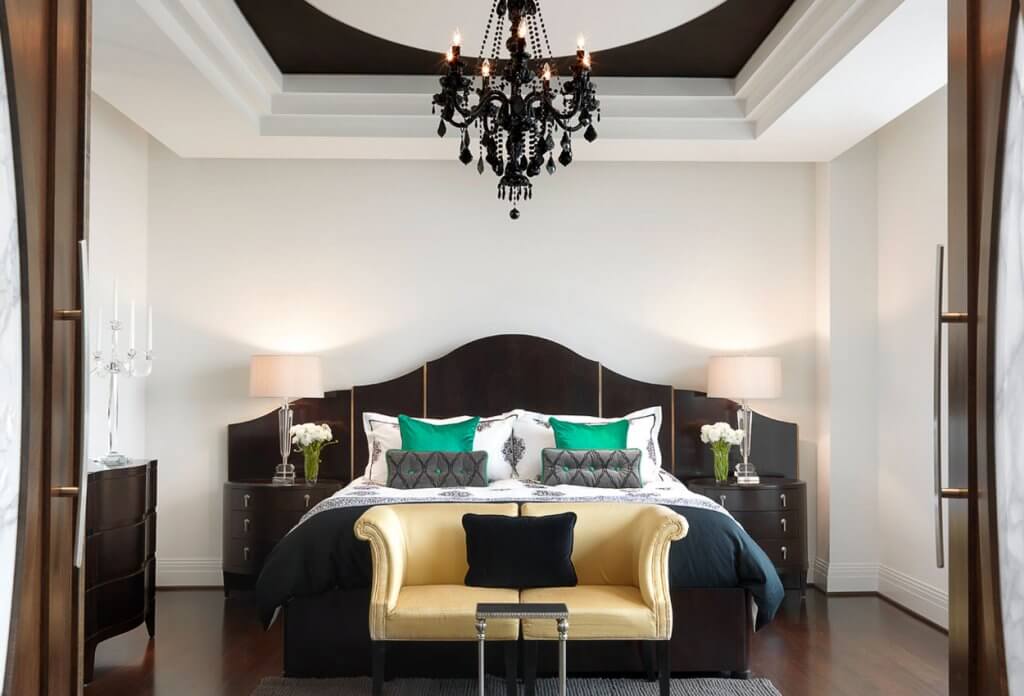 Dormitorio decorado por Edwin Pepper.