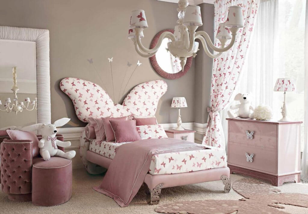 Dormitorio de mariposas.