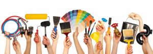 La participación activa de toda la familia en la decoración
