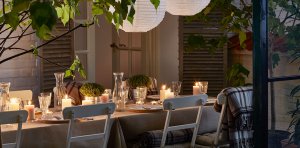 Una fiesta en la terraza