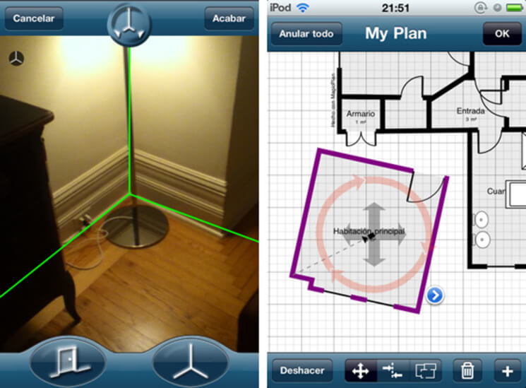Aplicación Magicplan.