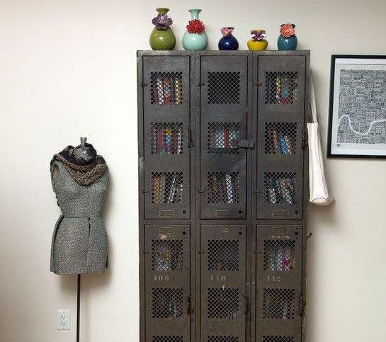 Mueble metálico.