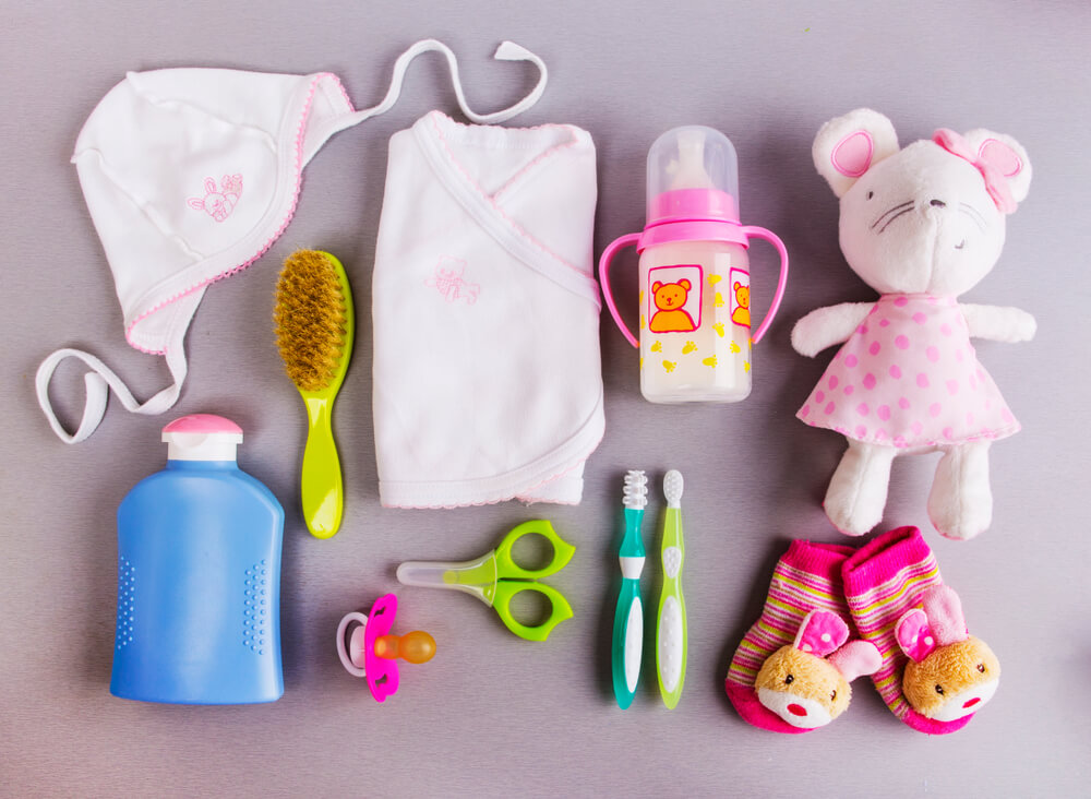 Objetos de bebé.