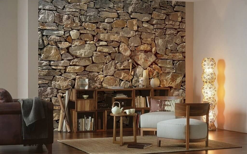 Papel pintado para el salón.