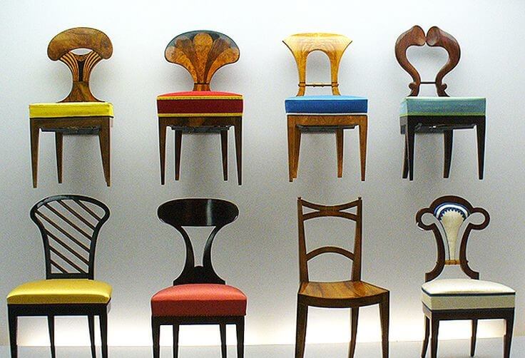 Sillas Biedermeier.